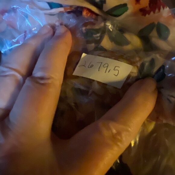 Angie size L silky floral print open cardigan - Picture 6 of 7